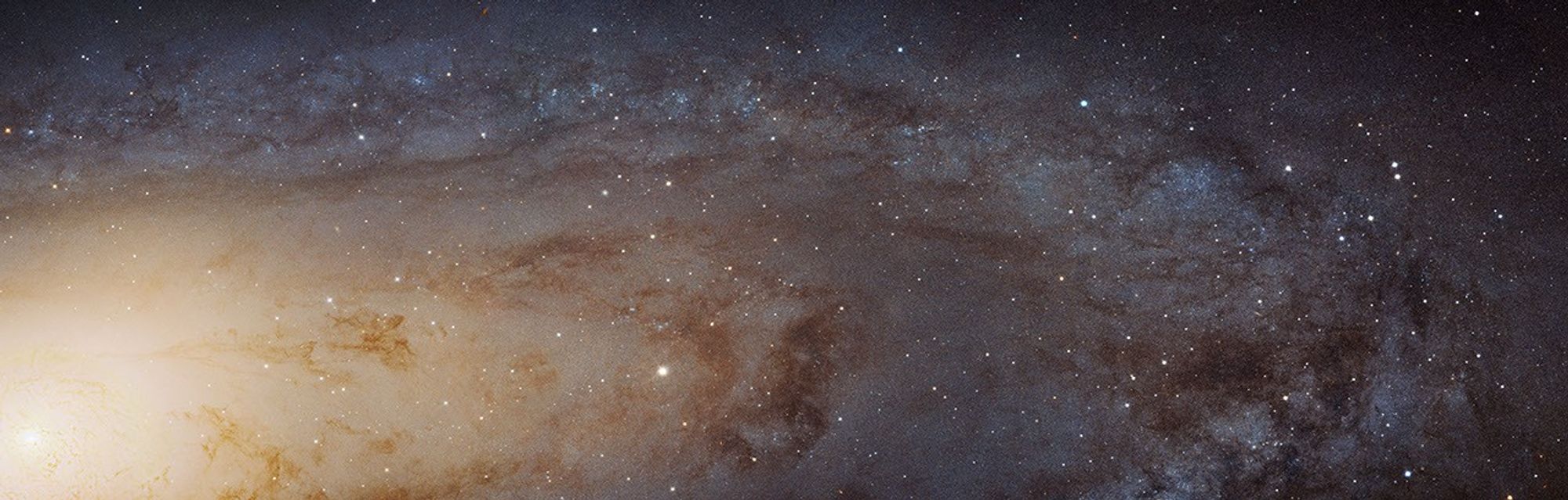 Panoramic mosaic of the Andromeda Galaxy