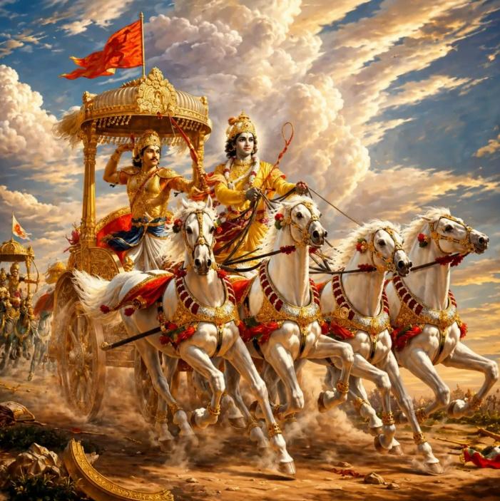 Mahabharatha symbolic interpretation illustration
