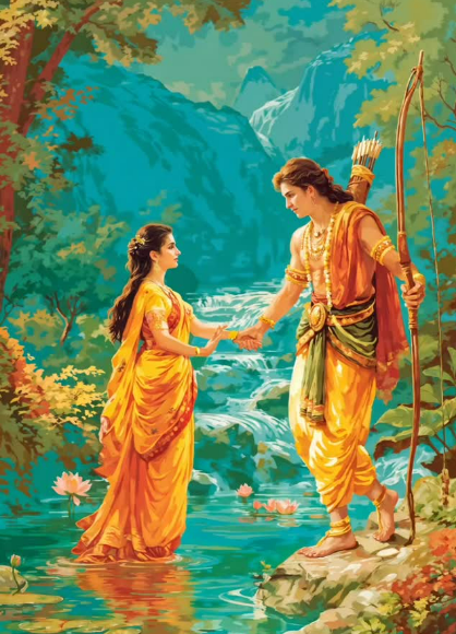 Ramayana symbolic interpretation illustration