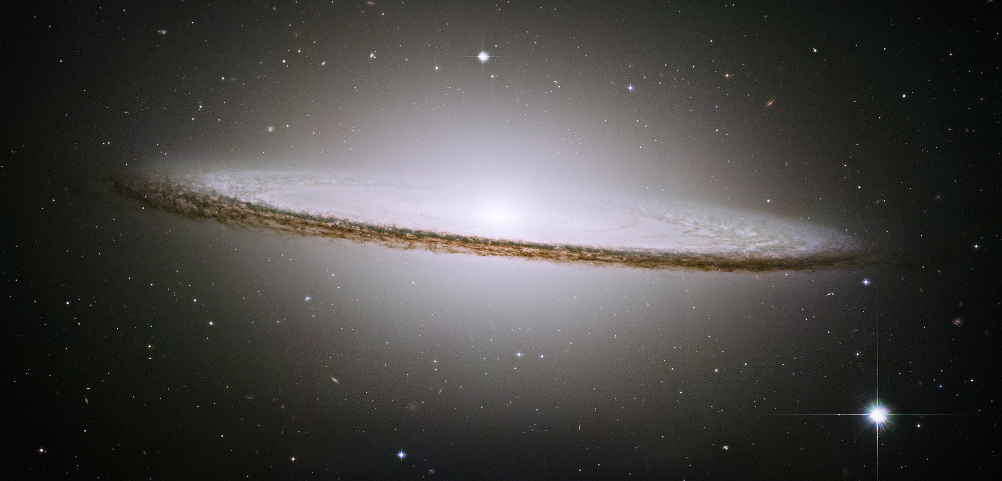 Sombrero Galaxy captured by Hubble